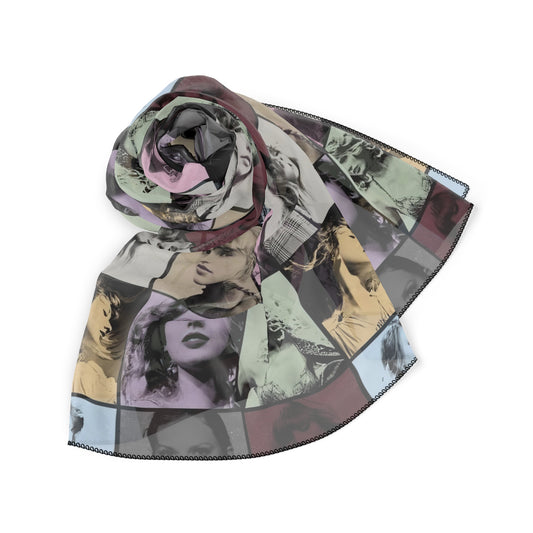 Taylor Swift Eras Collage Poly Scarf