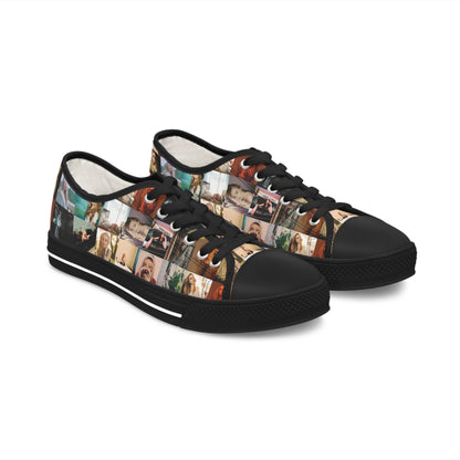 Sabrina Carpenter Album Cover Collage Women's Low Top Sneakers