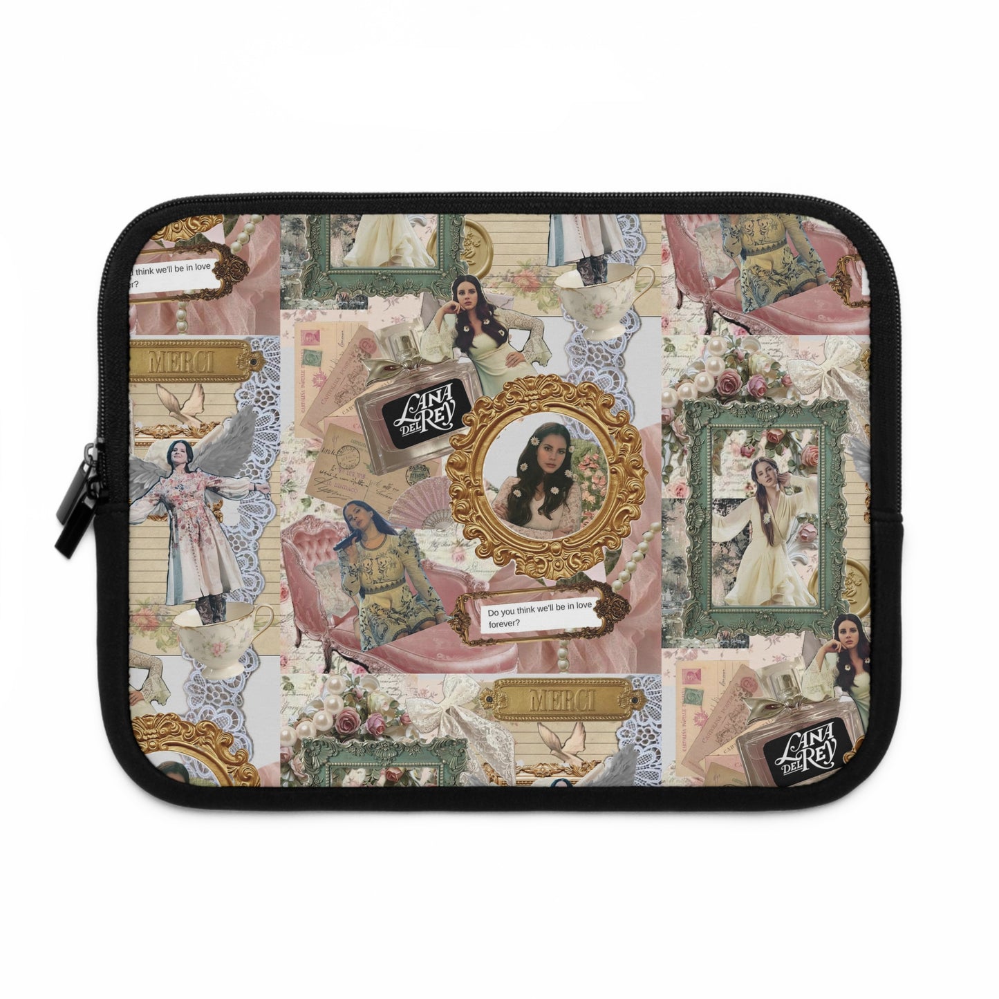 Lana Del Rey Victorian Collage Laptop Sleeve