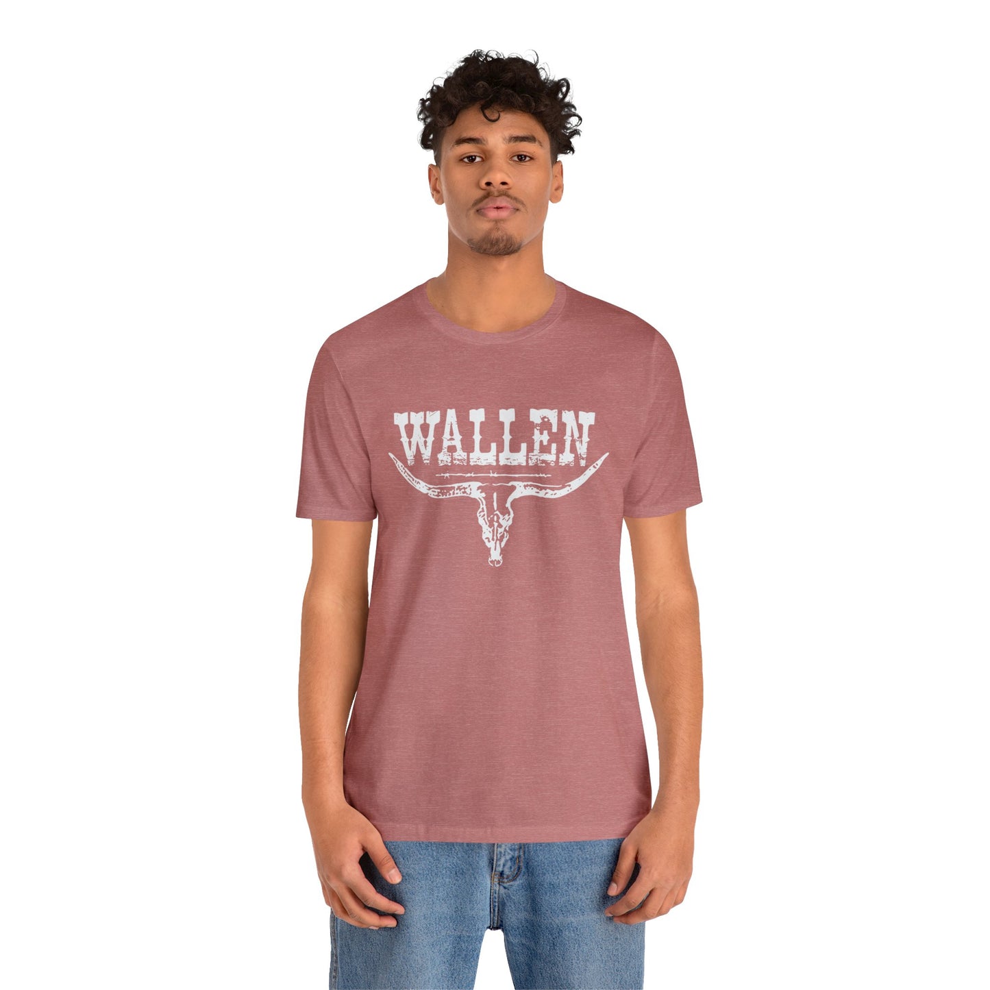 Morgan Wallen White Logo Unisex Jersey Short Sleeve Tee Shirt