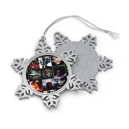 Slipknot Album Art Collage Pewter Snowflake Ornament