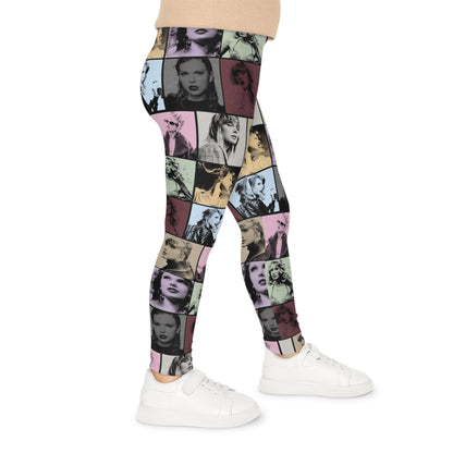 Taylor Swift Eras Collage Kids Leggings