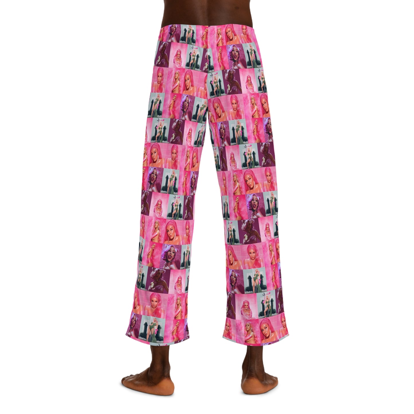 Doja Cat Hot Pink Mosaic Men's Pajama Pants