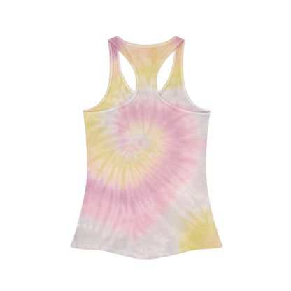 Taylor Swift Who Is She Anyway? Ew Tie Dye Racerback Tank Top