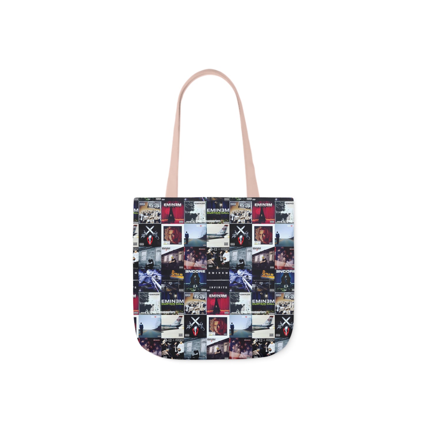 Eminem Album Art Cover Collage Polyester Canvas Tote Bag