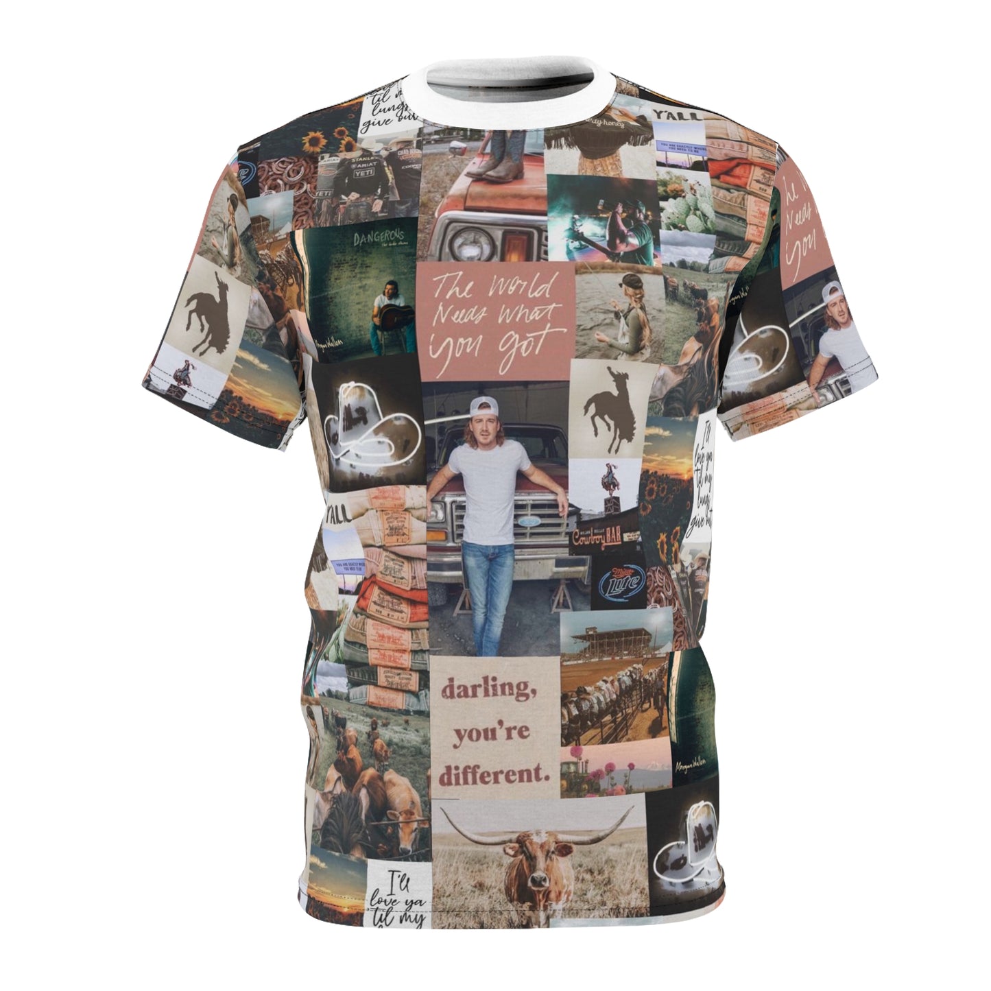 Morgan Wallen Darling You're Different Collage Unisex Tee Shirt