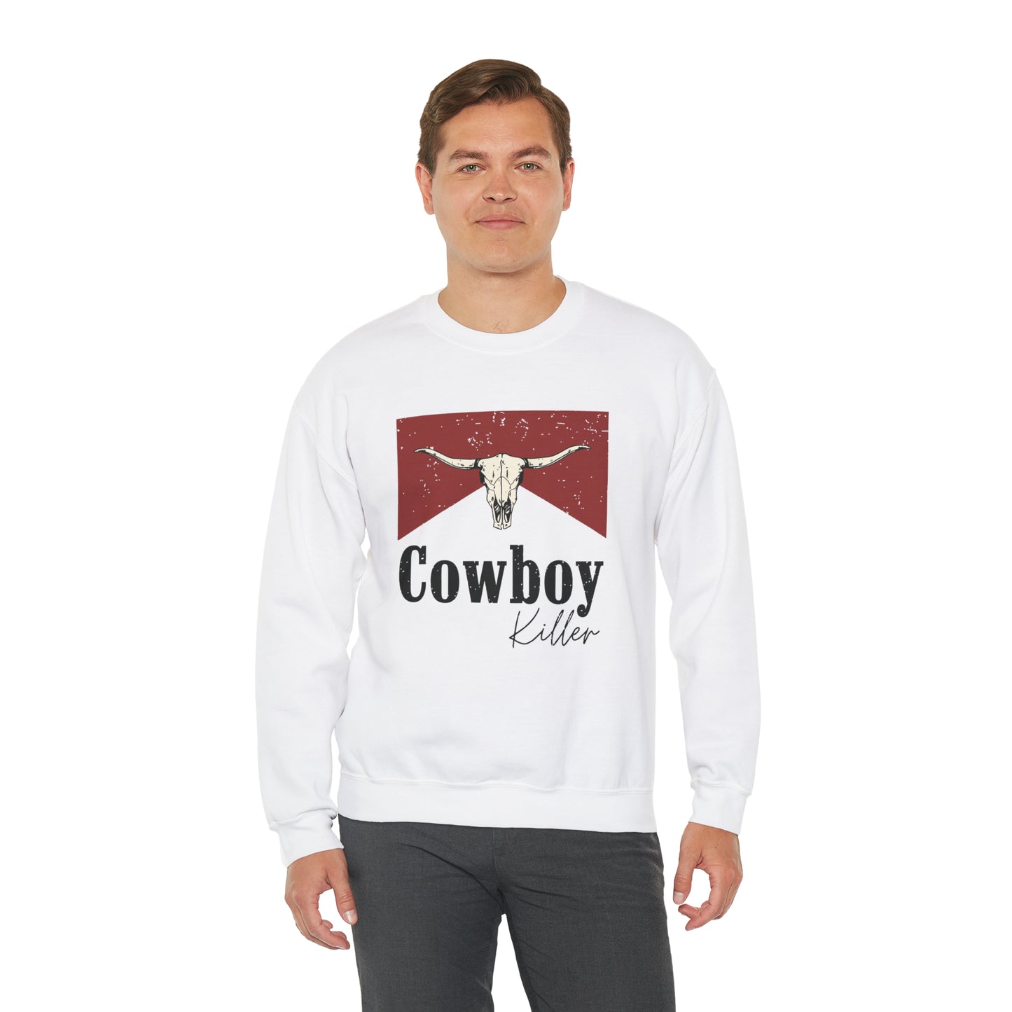 Morgan Wallen Cowboy Killer Unisex Heavy Blend Crewneck Sweatshirt