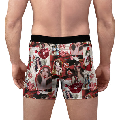 Lana Del Rey Cherry Coke Collage Men's Boxer Briefs Underwear