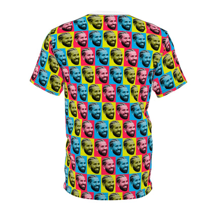 Drake Colored Checker Faces Unisex Tee Shirt