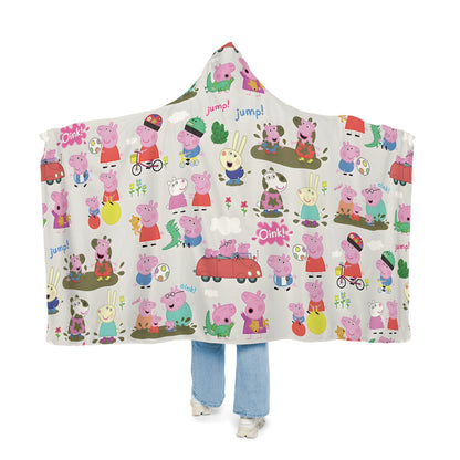 Peppa Pig Oink Oink Collage Snuggle Blanket