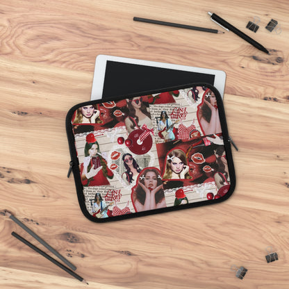 Lana Del Rey Cherry Coke Collage Laptop Sleeve