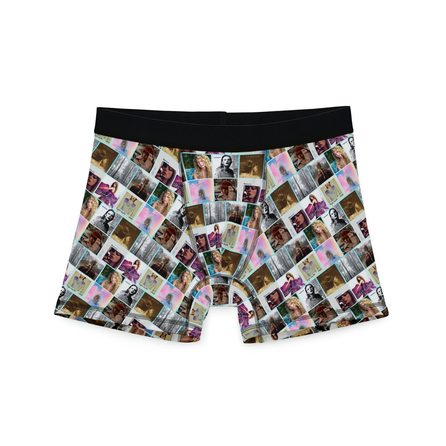 Taylor Swift Album Art Collage Men's Boxers