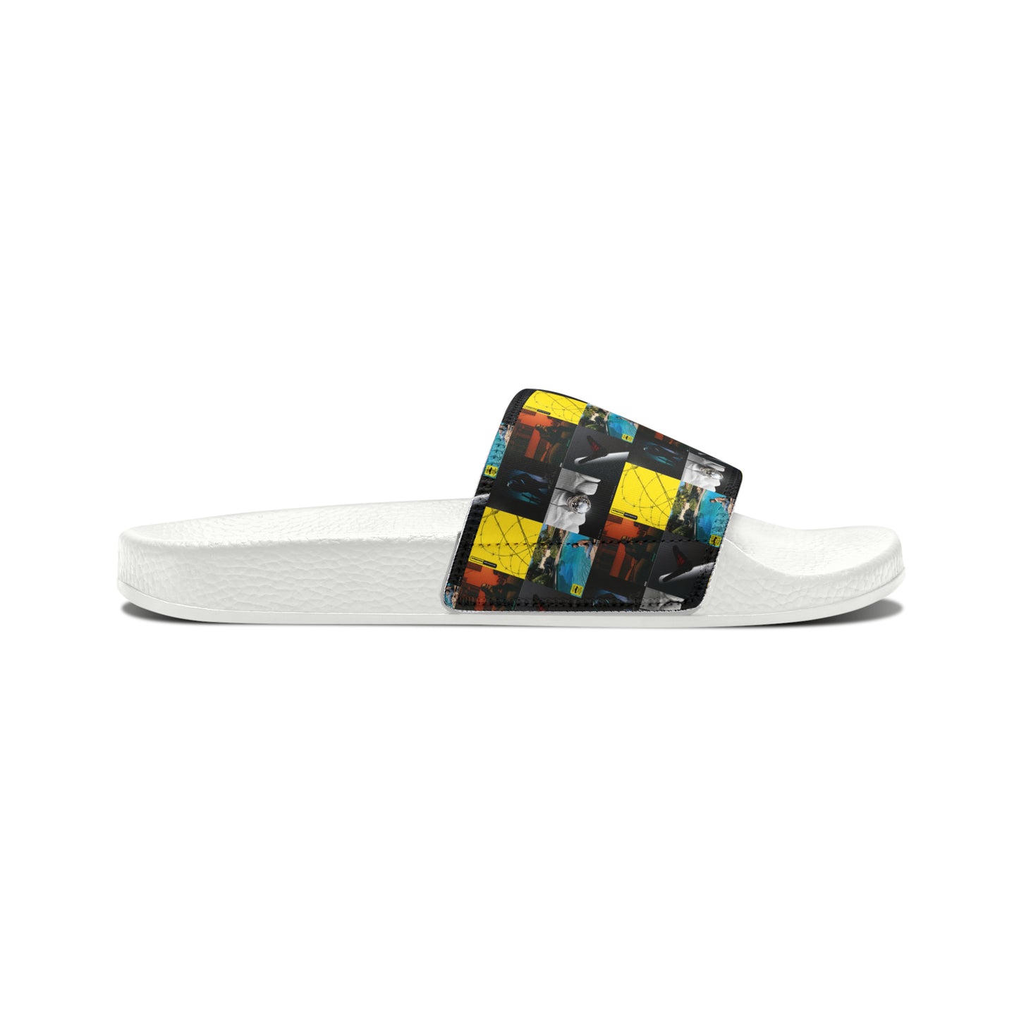 Post Malone Album Art Collage Men's Slide Sandals