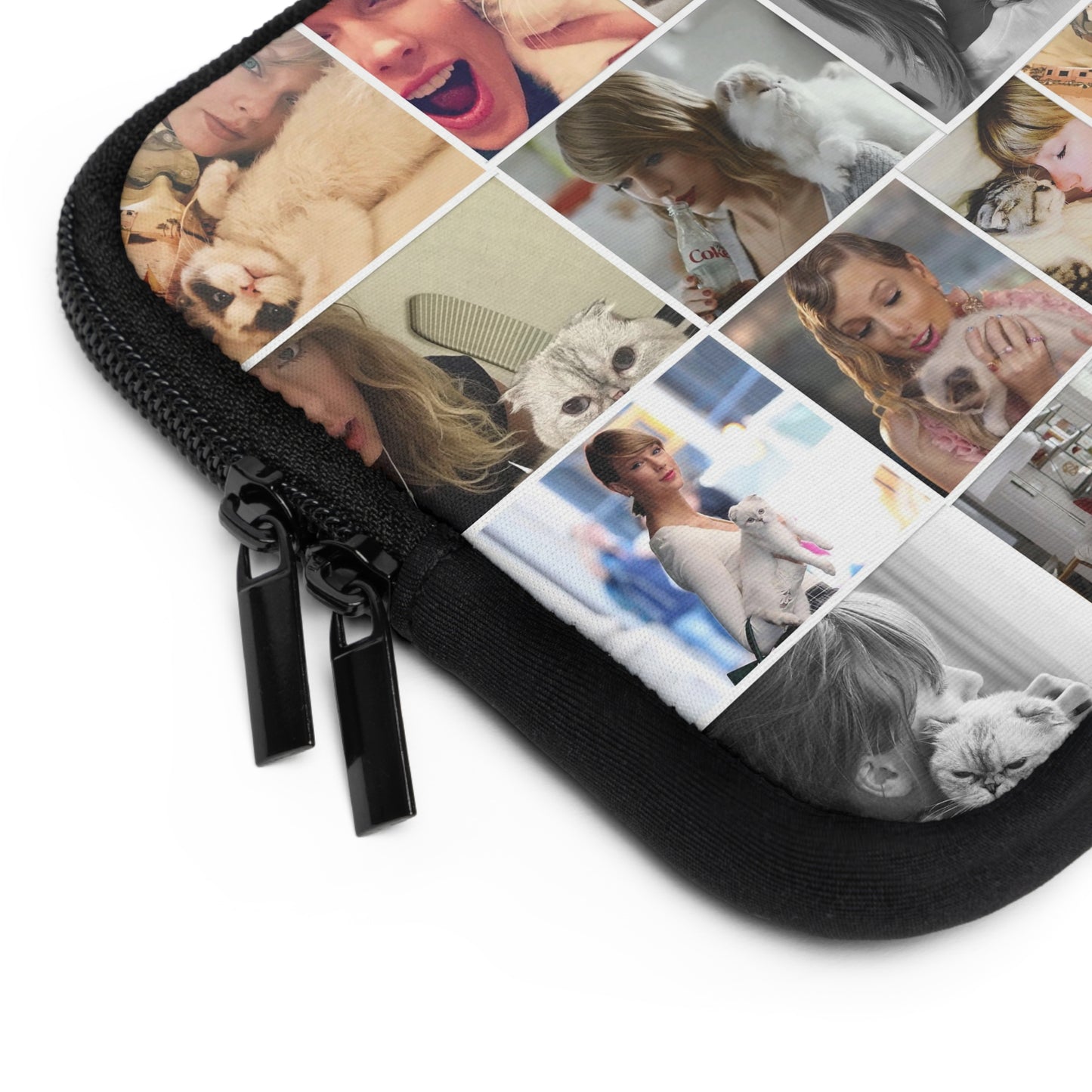 Taylor Swift's Cats Collage Pattern Laptop Sleeve