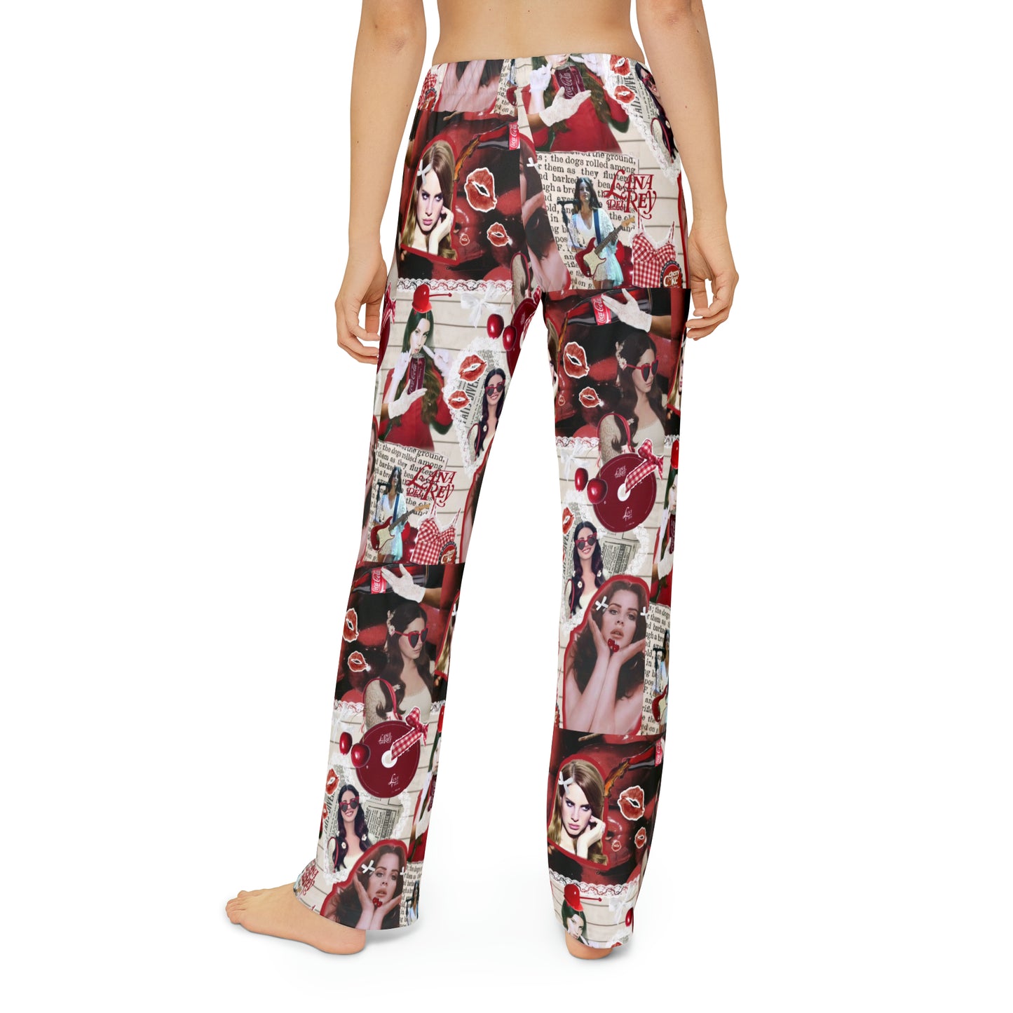 Lana Del Rey Cherry Coke Collage Kids Pajama Pants