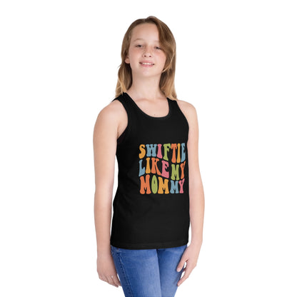 Taylor Swift Swiftie Like My Mommy Kid's Jersey Tank Top