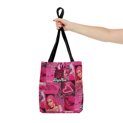 Doja Cat Pink Vibes Collage Tote Bag