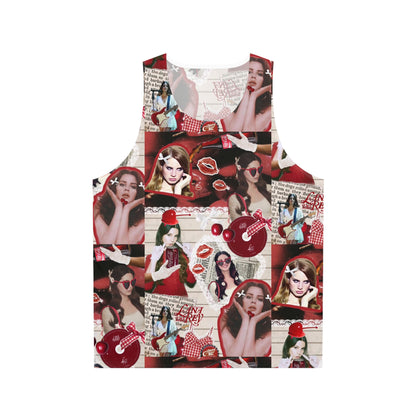 Lana Del Rey Cherry Coke Collage Unisex Tank Top