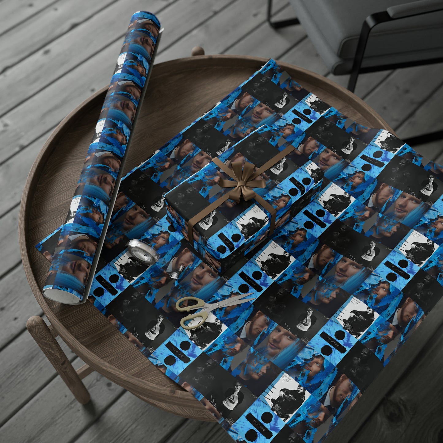 Ed Sheeran Divide Mosaic Gift Wrapping Paper