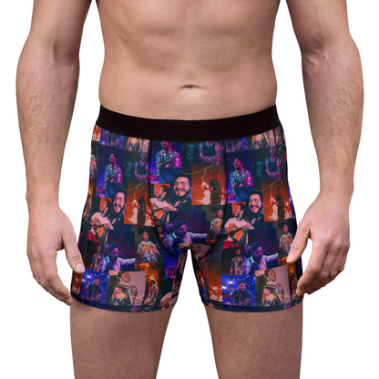 Post Malone Lightning Photo Collage Men's Boxer Briefs Underwear