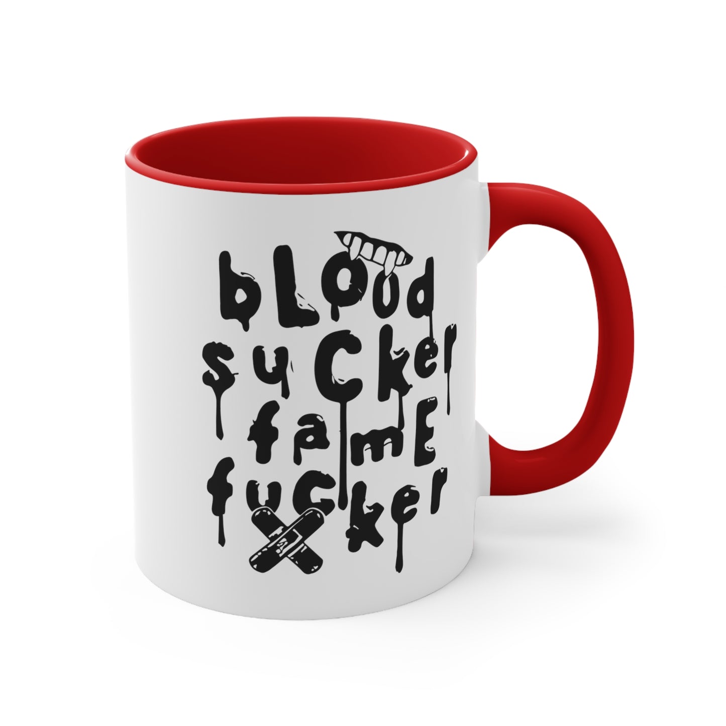 Olivia Rodrigo Blood Sucker Fame Fucker Accent Mugs