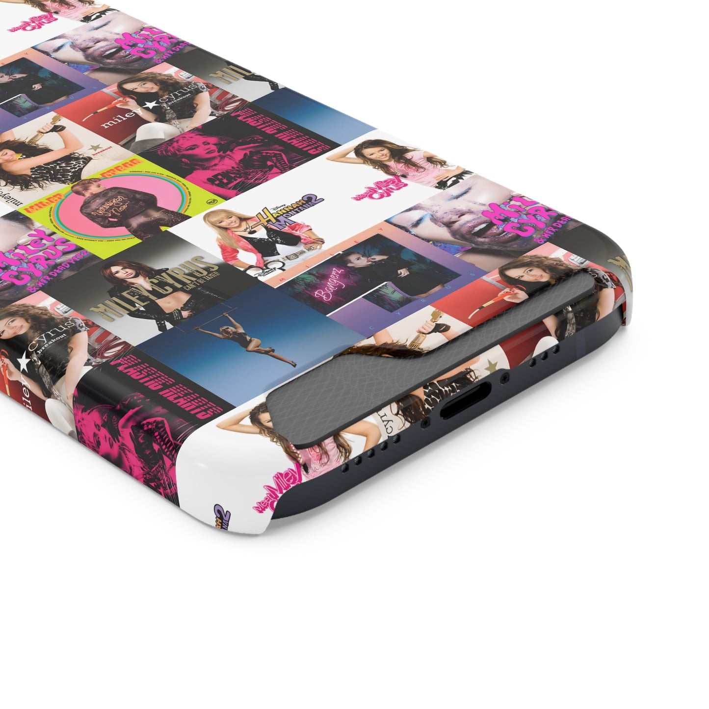 Miley Cyrus Album Cover Collage Phone Case With Card Holder