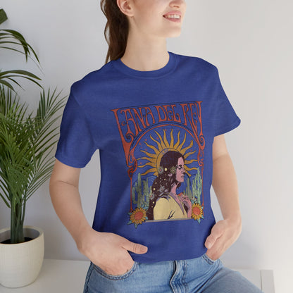 Lana Del Rey Vintage Artwork Unisex Jersey Short Sleeve Tee Shirt