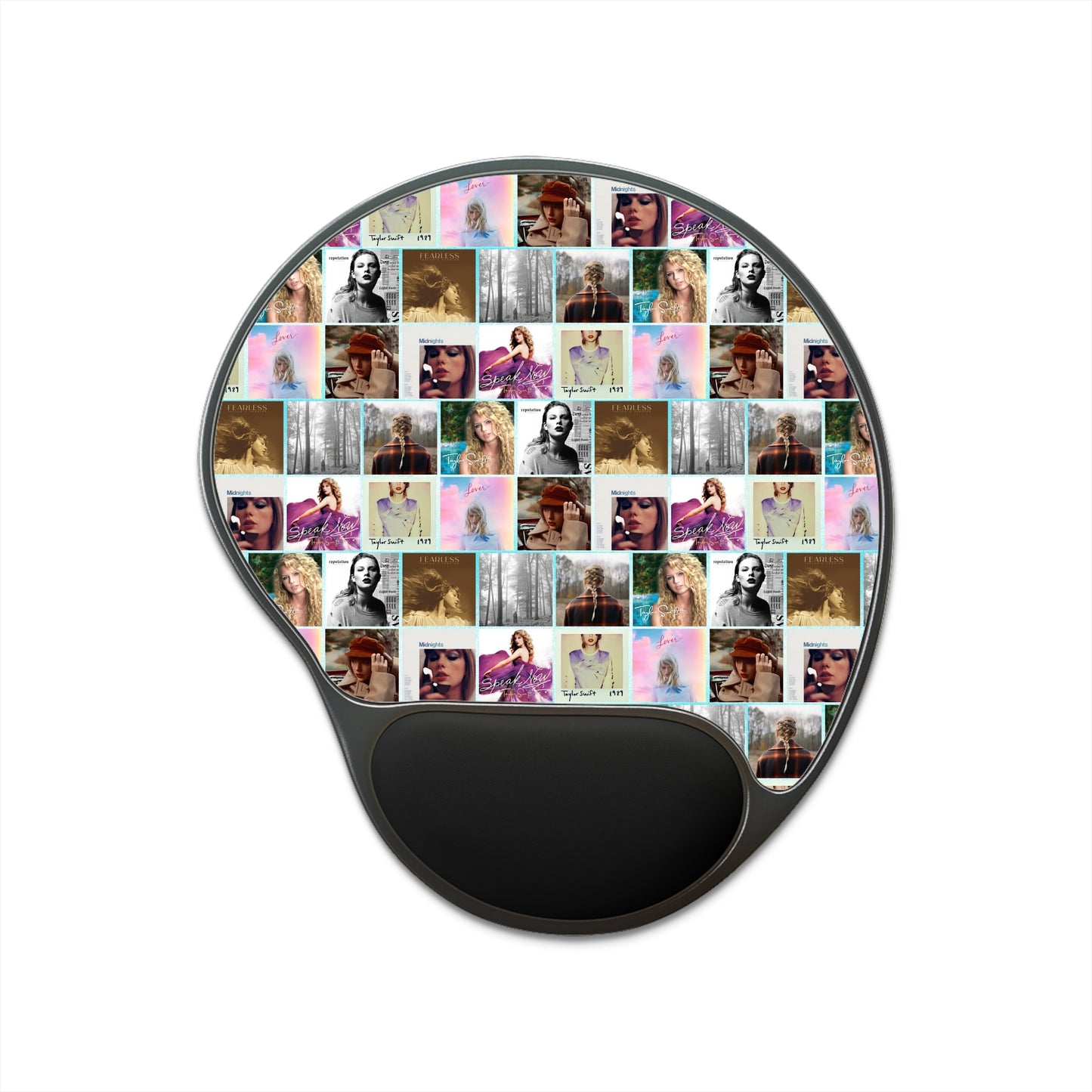 Taylor Swift Album Art Collage Mouse Pad With Wrist Rest