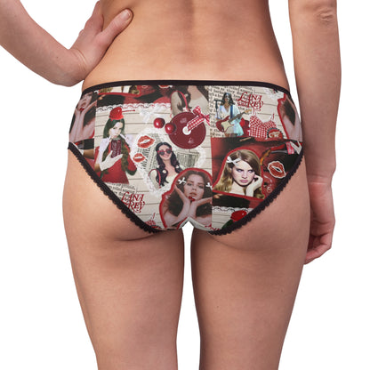 Lana Del Rey Cherry Coke Collage Women's Briefs Panties