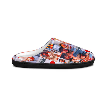 Bad Bunny Un Verano Sin Ti Photo Collage Men's Indoor Slippers