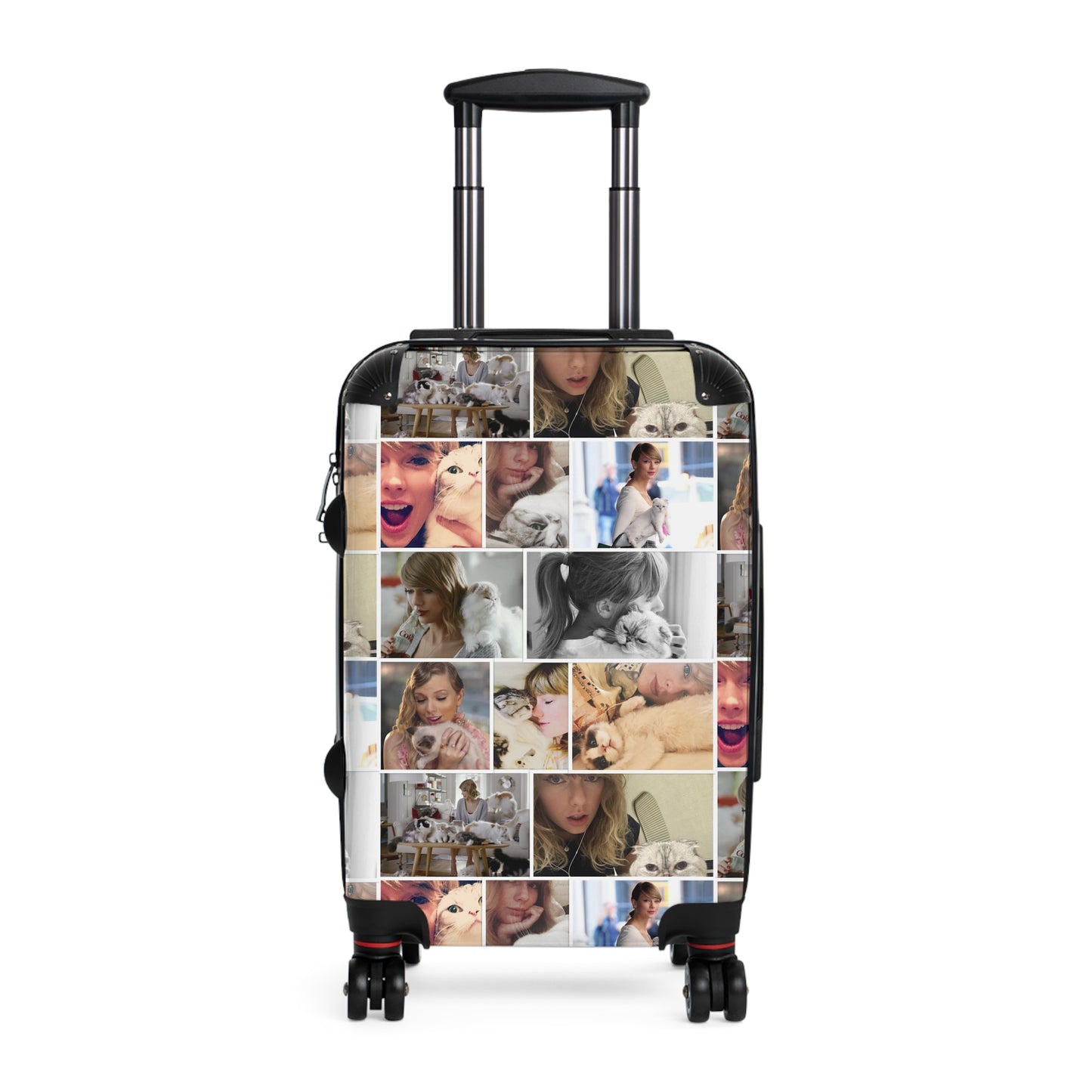 Taylor Swift's Cats Collage Pattern Suitcase