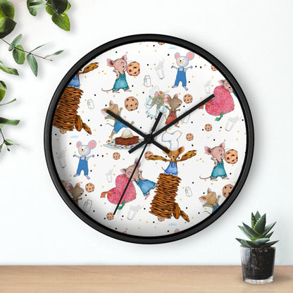 If You Give A Mouse A Cookie Collage Wall Clock