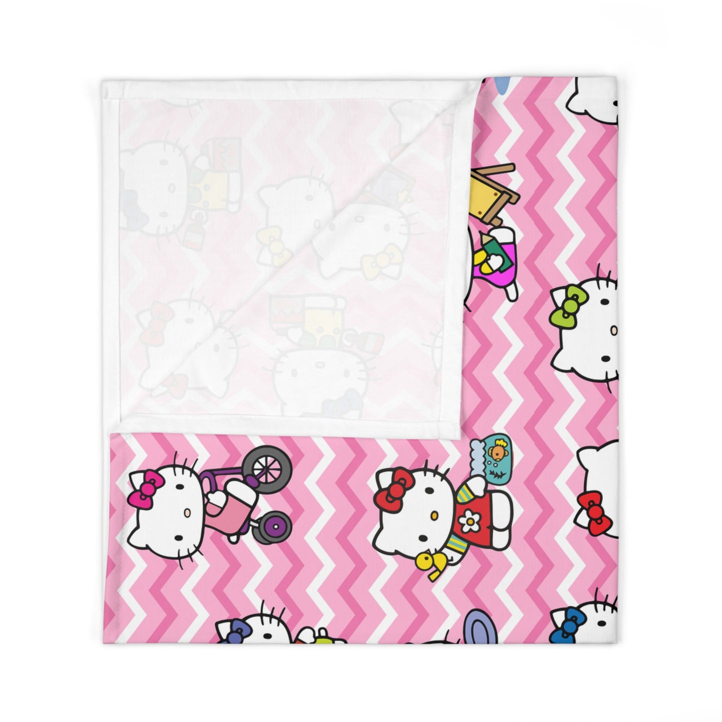 Hello Kitty Playtime Collage Baby Swaddle Blanket
