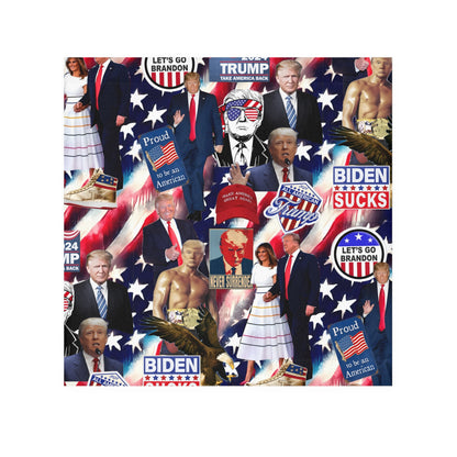 Donald Trump 2024 MAGA Montage Face Towel
