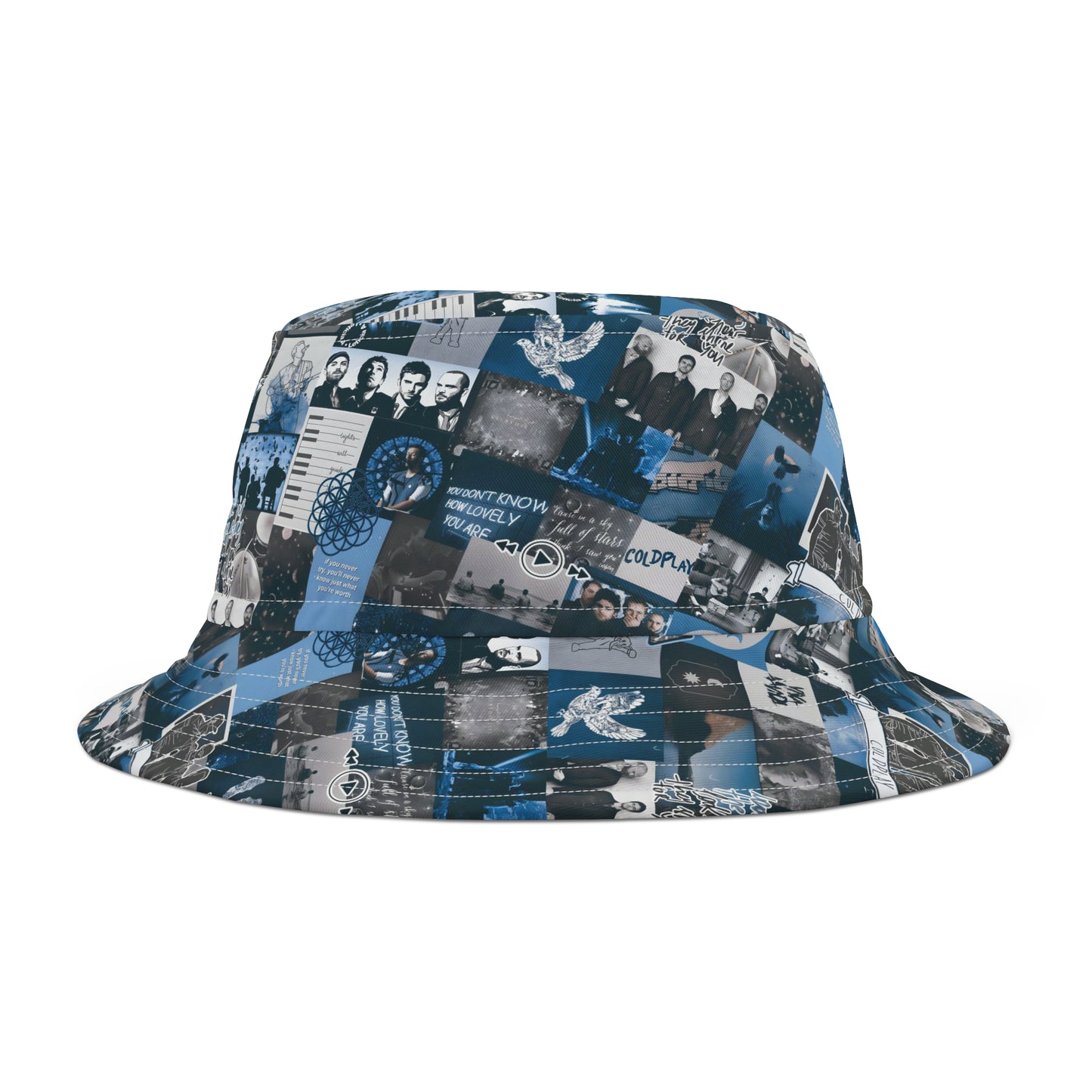 Coldplay Sunrise Sunset Collage Bucket Hat