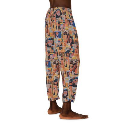 Naruto Uzumaki Sunflower Blaze Collage Men's Pajama Pants