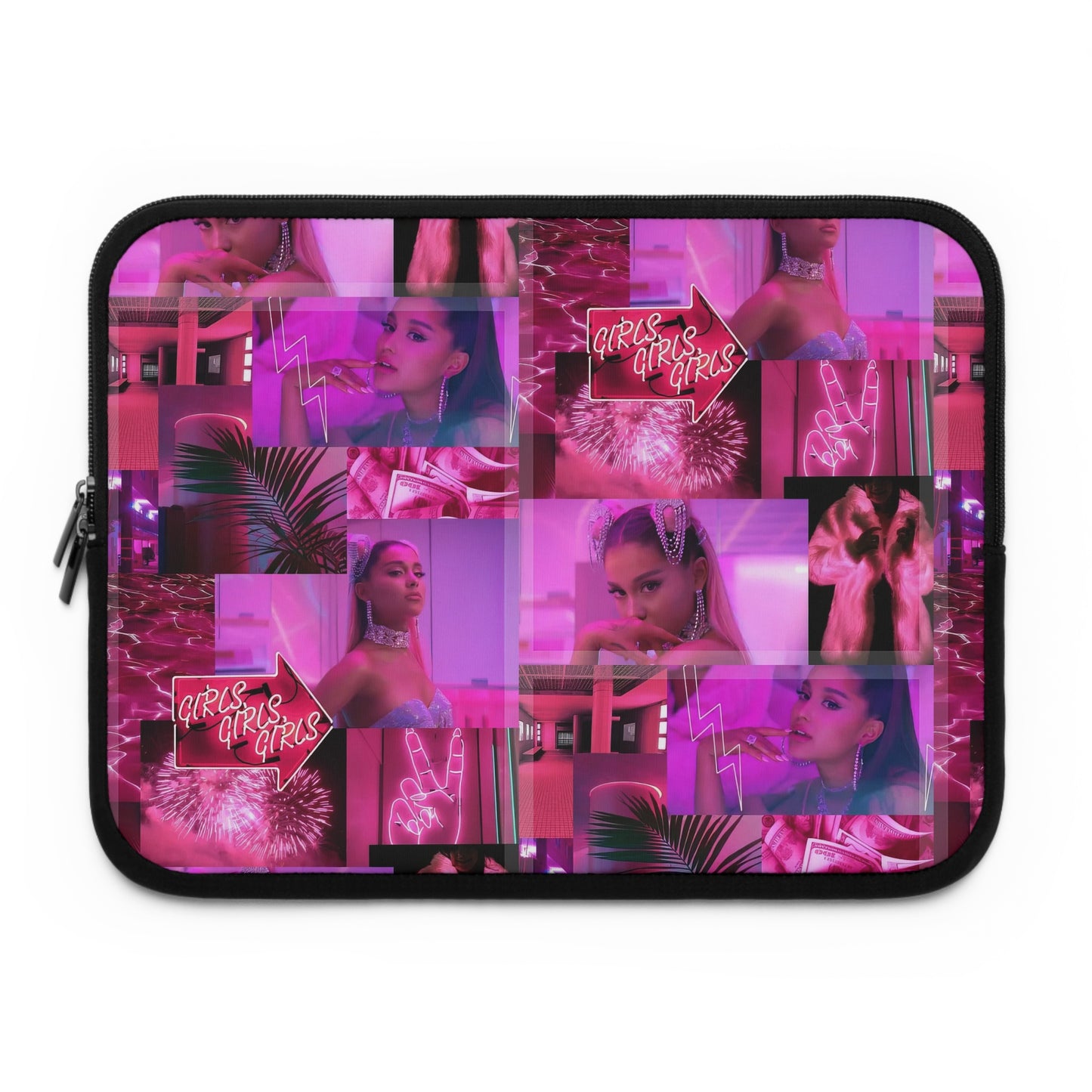 Ariana Grande 7 Rings Collage Laptop Sleeve