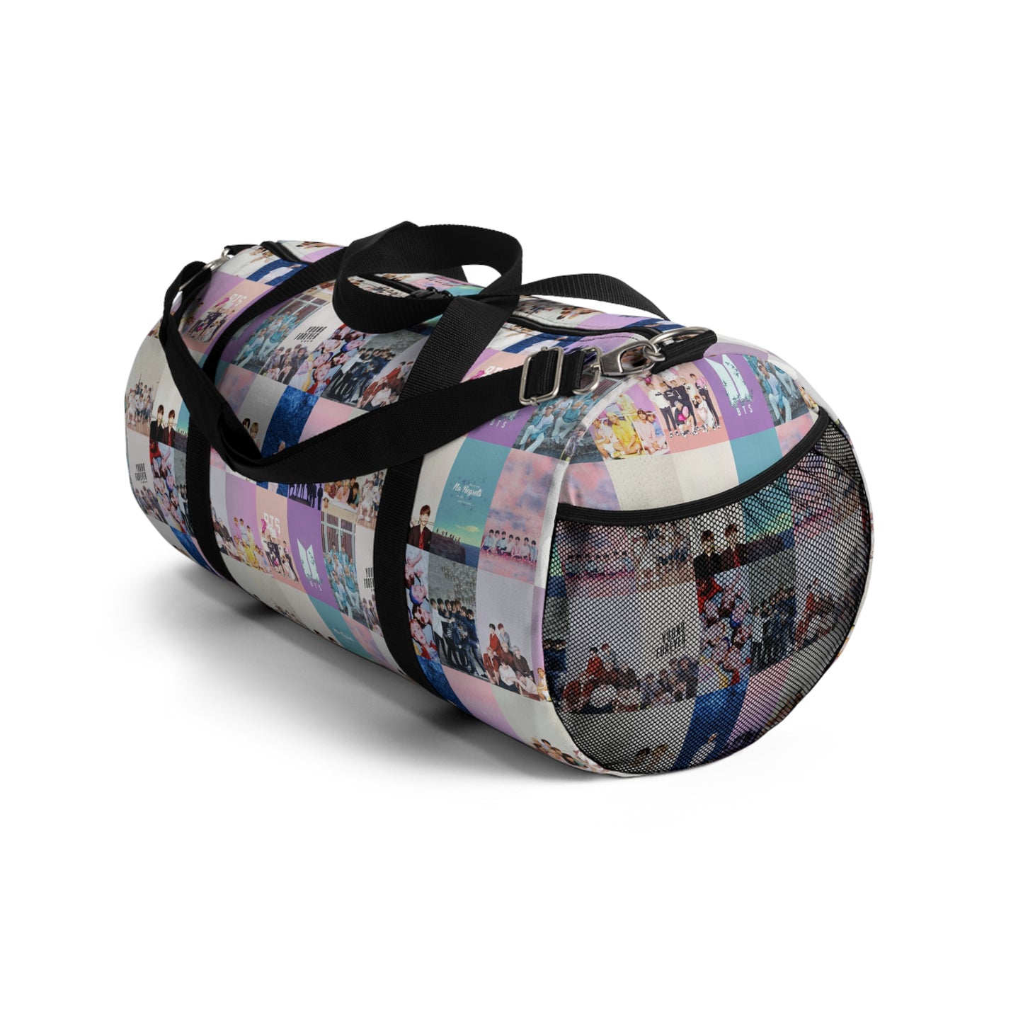 BTS Pastel Aesthetic Collage Duffel Bag