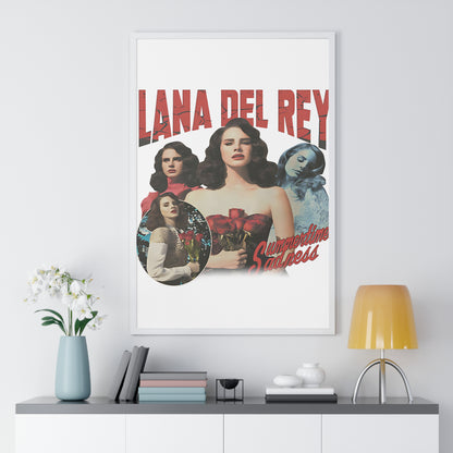 Lana Del Rey Summertime Sadness Framed Print