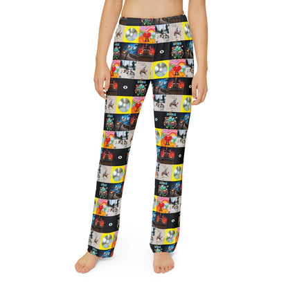 Bad Bunny Album Art Collage Kids Pajama Pants