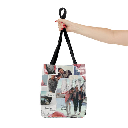 Jonas Brothers Happiness Begins Collage Tote Bag