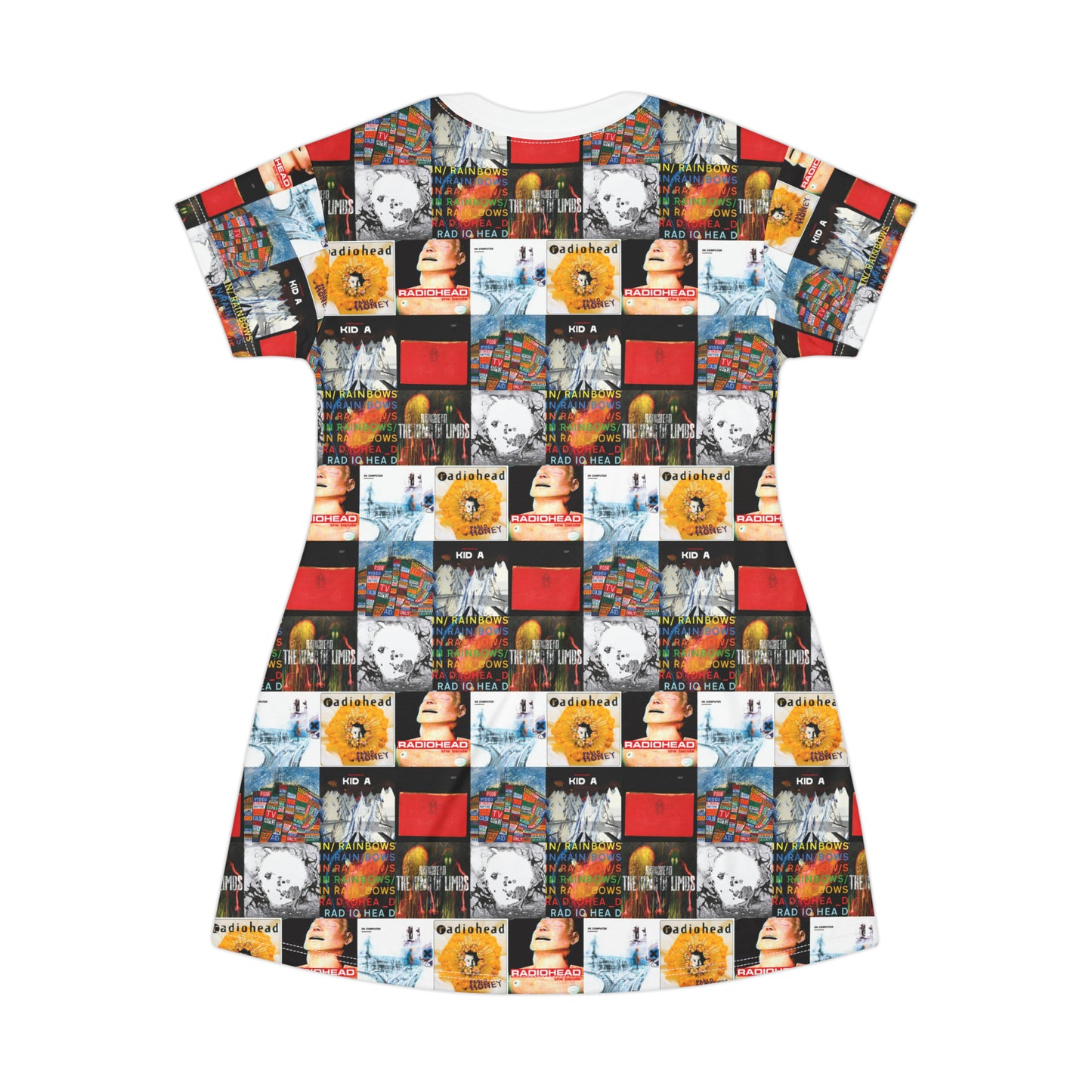 Radiohead Album Cover Collage T-Shirt Dress