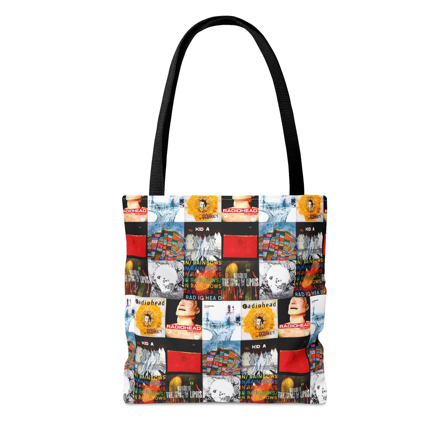 Radiohead Album Cover Collage Tote Bag