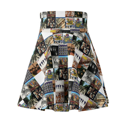 The Beatles Album Cover Collage Women's Skater Skirt