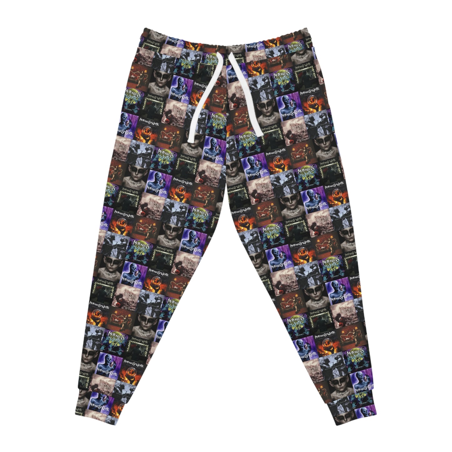 Motionless In White Album Cover Collage Athletic Jogger Sweatpants