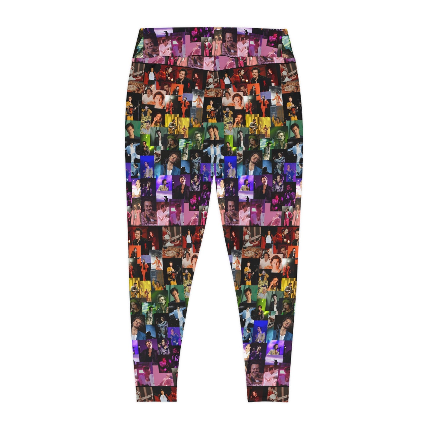 Harry Styles Rainbow Collage Plus Size Leggings