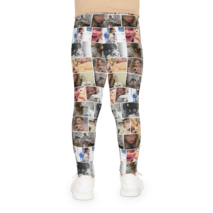 Taylor Swift's Cats Collage Pattern Kids Leggings