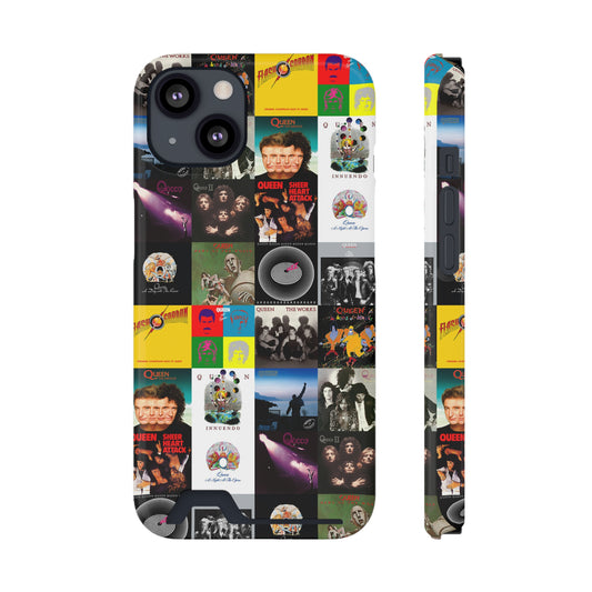 Queen Album Cover Collage Phone Case With Card Holder