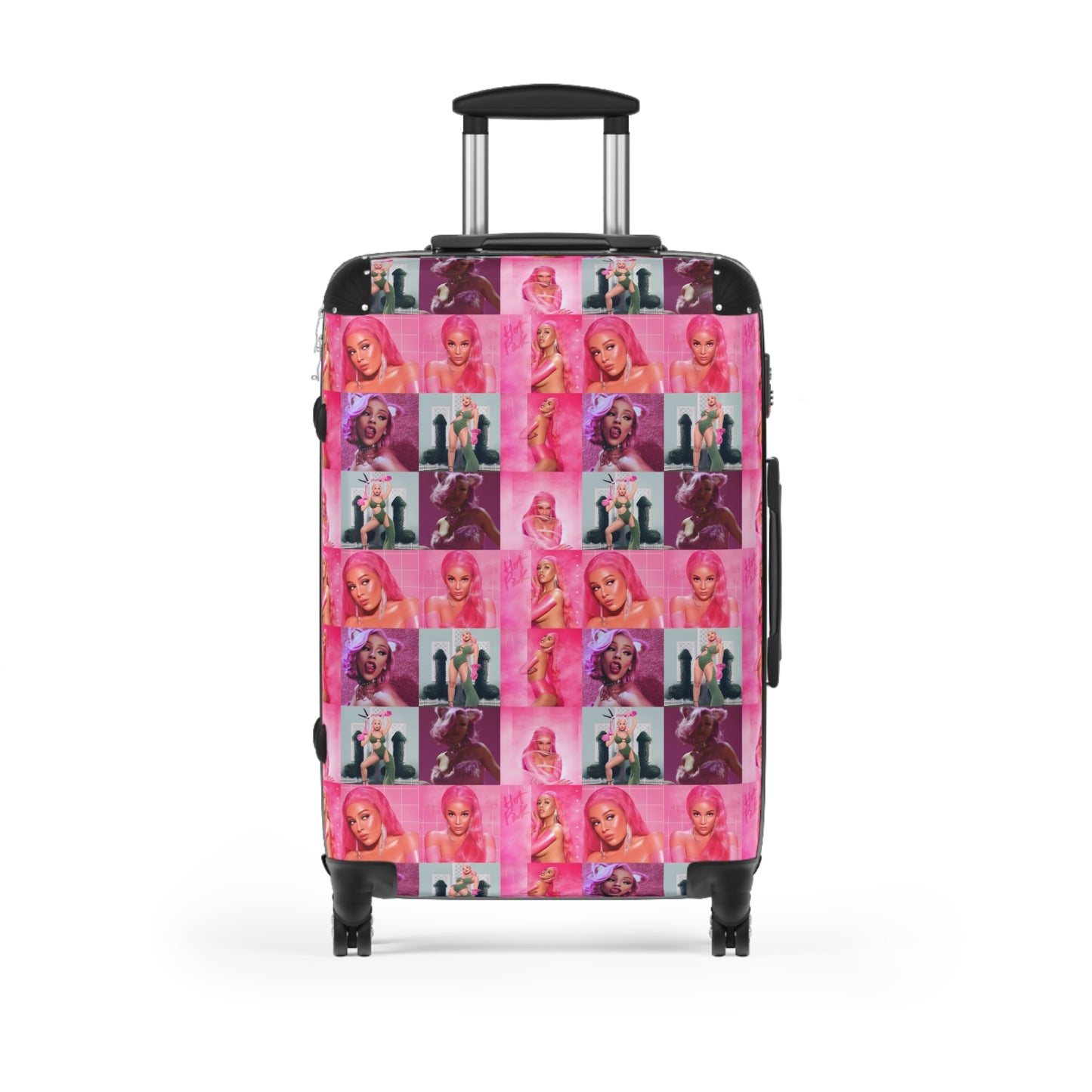 Doja Cat Hot Pink Mosaic Suitcase