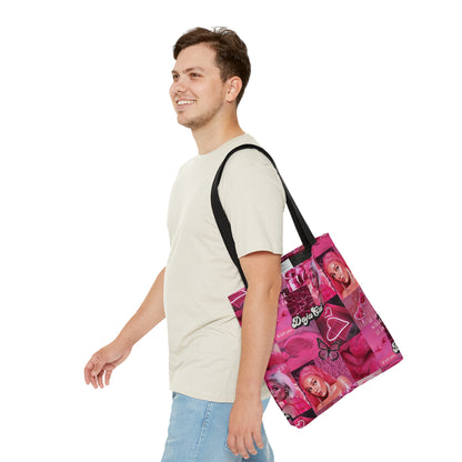 Doja Cat Pink Vibes Collage Tote Bag